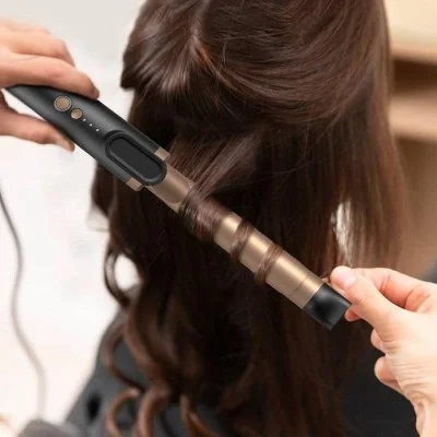 Porodo LifeStyle Wireless Rechargeable Hair Curler - Black